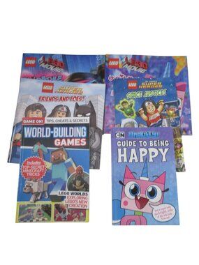 Lot of 6 Lego Movie / Superheroes Children's Paperback Books